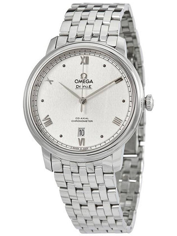 Omega De Ville Prestige Automatic Chronometer Silver Dial Men's Watch 42410402002007 - OMEGA - BALAAN 1