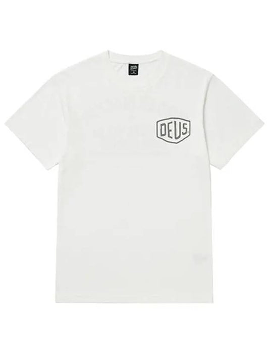 DMW91808G WHT Berlin Address Men's Short Sleeve T-Shirt - DEUS EX MACHINA - BALAAN 2