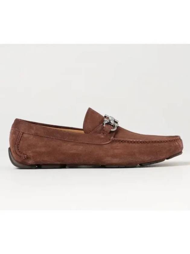 Gancini Ornament Driving Shoes Brown - SALVATORE FERRAGAMO - BALAAN 2