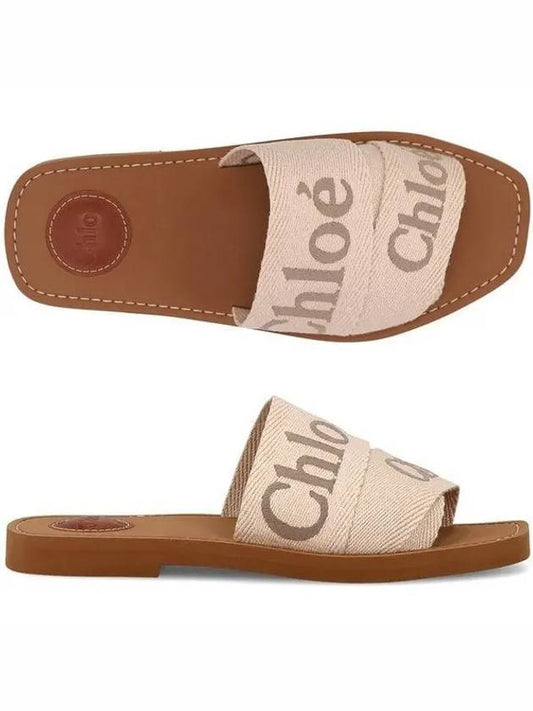 Woody Flat Mules Blush Beige - CHLOE - BALAAN 2