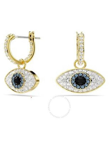 Swarovski Symbolica Blue / Gold Evil Eye Drop Earrings - SWAROVSKI - BALAAN 1