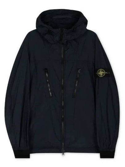 Skin Touch Nylon TC Hooded Jacket Navy - STONE ISLAND - BALAAN 2