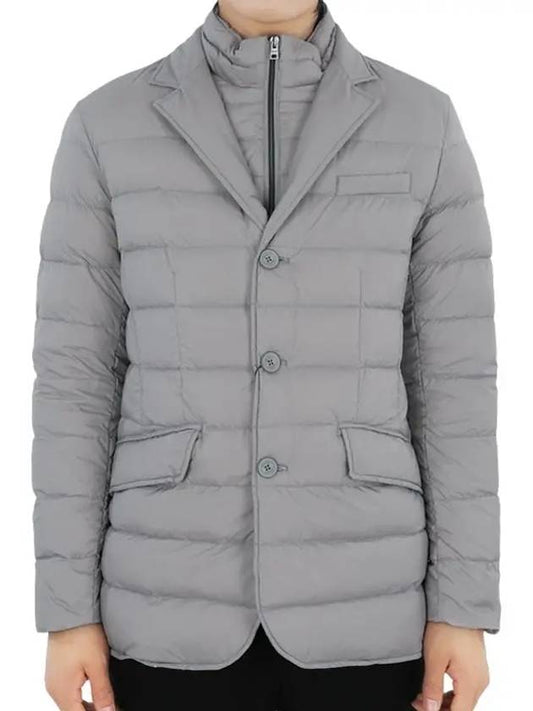 goose down padded jacket light gray - HERNO - BALAAN 2