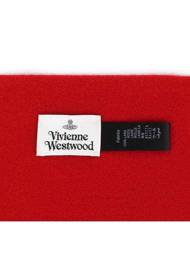 Ranaul Muffler Red 81030007 - VIVIENNE WESTWOOD - BALAAN 6