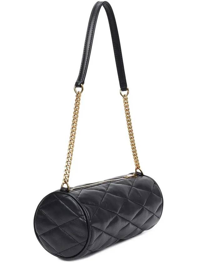 Tube Quilting Small Shoulder Bag Black - SAINT LAURENT - BALAAN 5