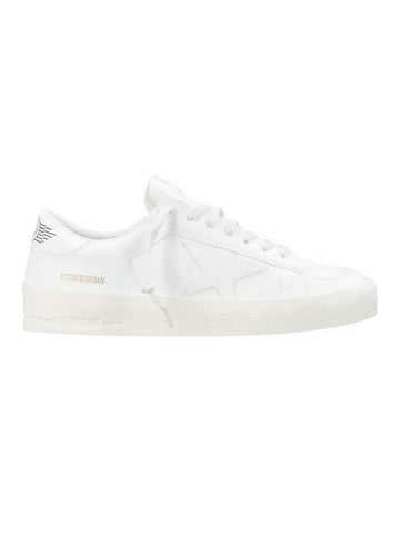 Men's Stardan Logo Print Low Top Sneakers White - GOLDEN GOOSE - BALAAN 1