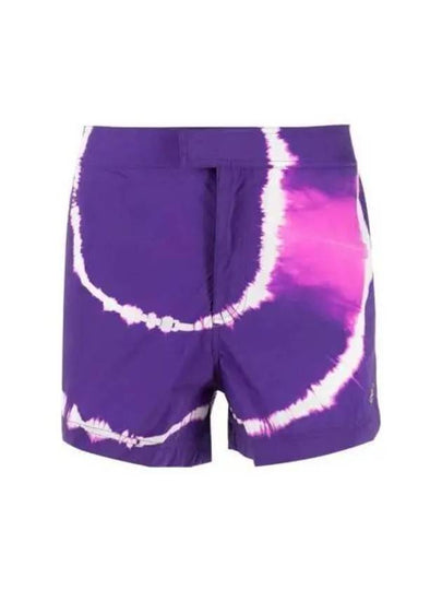 Tie-Dye Print Shorts Purple - OFF WHITE - BALAAN 2