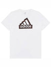 Graphic Short Sleeve T-Shirt White - ADIDAS - BALAAN 3