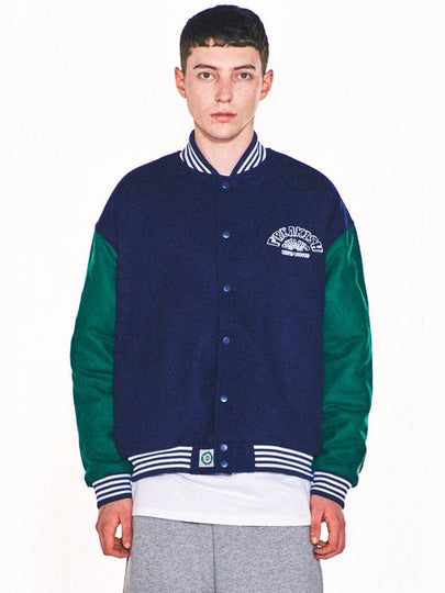 WEIRD PICNIC VARSITY JACKET - FREAKISH BUILDING - BALAAN 2