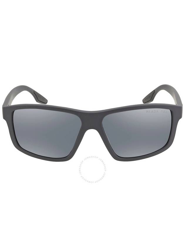 Linea Rosa Polarized Flat Sunglasses Dark Gray - PRADA - BALAAN 2