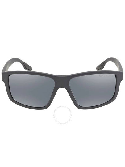 Linea Rosa Polarized Flat Sunglasses Dark Gray - PRADA - BALAAN 2