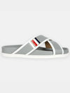 Three Stripes Buckle Cross Sandals Dark Grey - THOM BROWNE - BALAAN 2