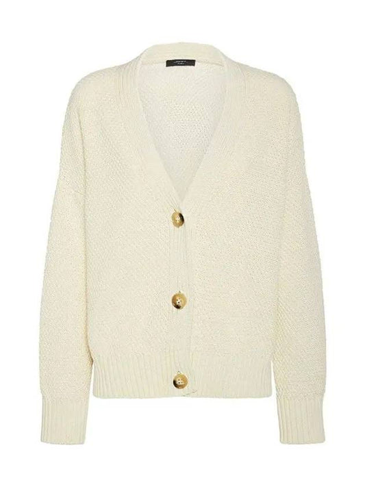 Wales V-neck Knit Cardigan Cream - MAX MARA - BALAAN 2