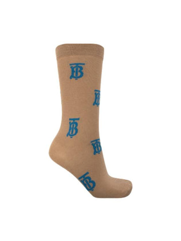 Logo Socks Beige - BURBERRY - BALAAN 1