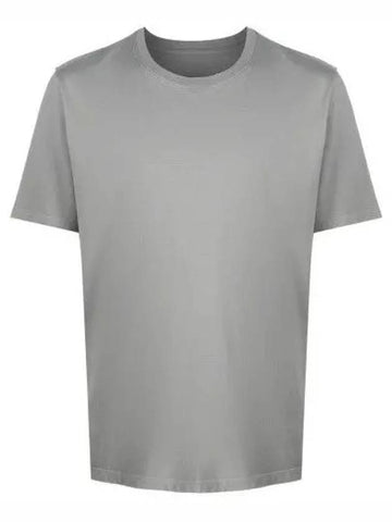 Organic Cotton Short Sleeve T-Shirt Grey - MAISON MARGIELA - BALAAN 1