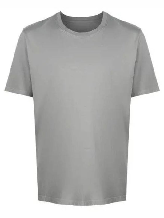 Organic Cotton Short Sleeve T-Shirt Grey - MAISON MARGIELA - BALAAN 1