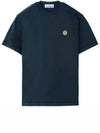 Wappen Logo Patch Short Sleeve T-Shirt Navy - STONE ISLAND - BALAAN 2