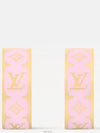 Nanogram Enamel Earrings Pink - LOUIS VUITTON - BALAAN 3