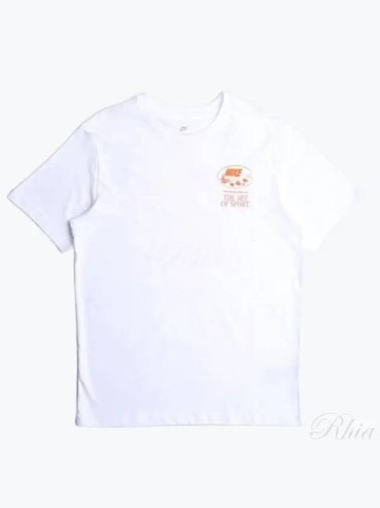 Sportswear Art Is Sport Short Sleeve T-Shirt White - NIKE - BALAAN 2