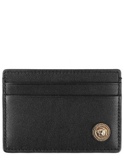 Circle Medusa Logo Two-tier Card Wallet Black - VERSACE - BALAAN 2