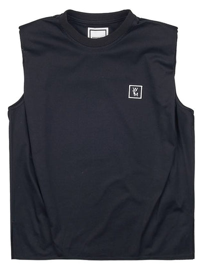 Cotton back logo sleeveless M231TS01 708B - WOOYOUNGMI - BALAAN 2