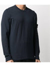 Wappen Patch Crew Neck Knit Top Navy - STONE ISLAND - BALAAN 5