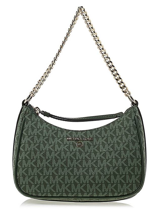 Jet Set Charm Small Nylon Gabardine Shoulder Bag Green - MICHAEL KORS - BALAAN 2