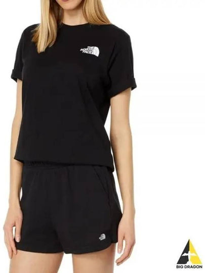 Women's Box NSE Short Sleeve T-Shirt Black - THE NORTH FACE - BALAAN 2