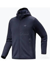 Kyanite Hooded Zip-Up Jacket Navy - ARC'TERYX - BALAAN 2