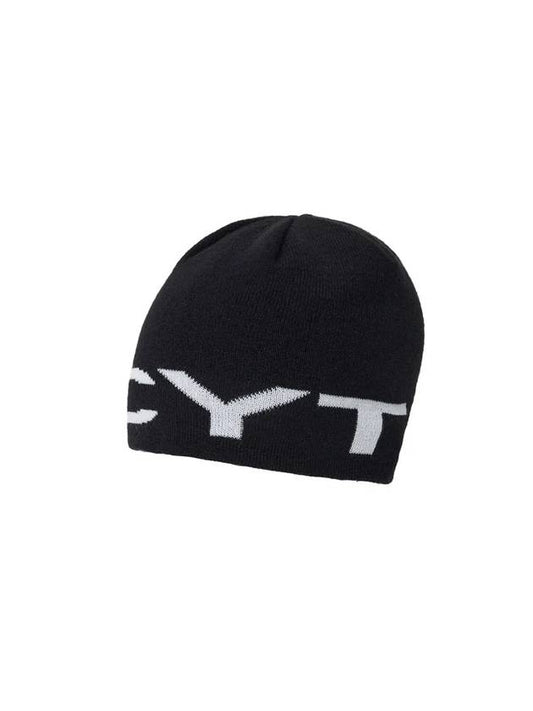 January 2nd LOGO JACQUARD BEANIE_ BLACK - LECYTO - BALAAN 1