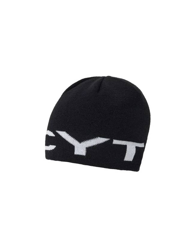 January 2Nd Logo Jacquard Beanie Black - LECYTO - BALAAN 1