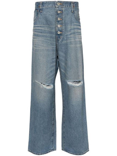 Distressed Denim Jeans Blue - JUNYA WATANABE - BALAAN 1