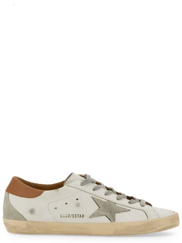 Brown Tab Superstar Classic Low Top Sneakers White - GOLDEN GOOSE - BALAAN 3