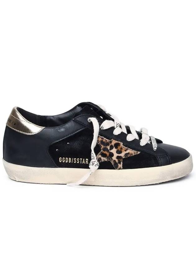 Superstar Leopard Star Low Top Sneakers Gold Black - GOLDEN GOOSE - BALAAN 3