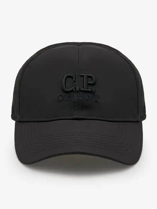 Logo Ball Cap Black - CP COMPANY - BALAAN 2