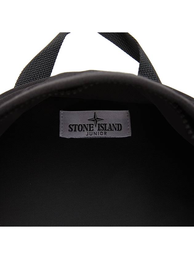 Kids Nylon Backpack Black - STONE ISLAND - BALAAN 7