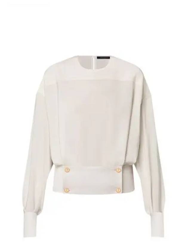 Nautical silk blouse 1AFKXW - LOUIS VUITTON - BALAAN 1