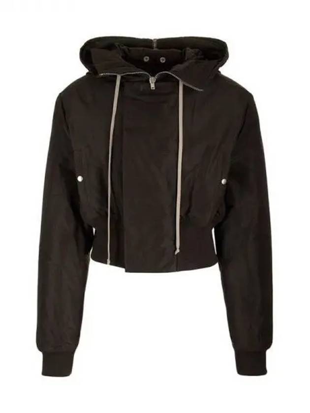 Rick Owens ALICE drawstring hooded bomber jacket 270483 - RICK OWENS - BALAAN 1