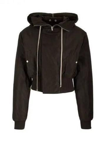 Rick Owens ALICE drawstring hooded bomber jacket 270483 - RICK OWENS - BALAAN 1