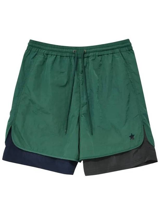 layered nylon shorts green - AJOBYAJO - BALAAN 1