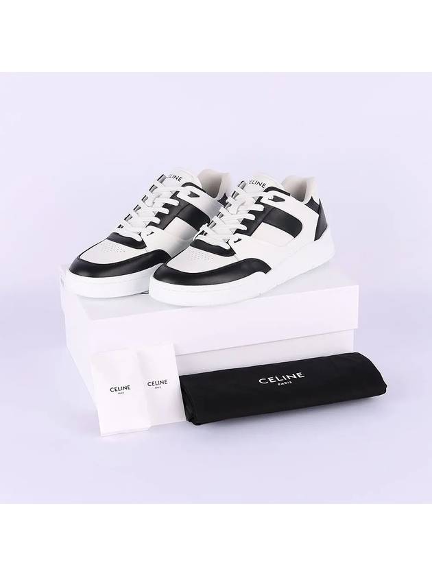 CT 07 Calfskin Low Top Sneakers White - CELINE - BALAAN 7