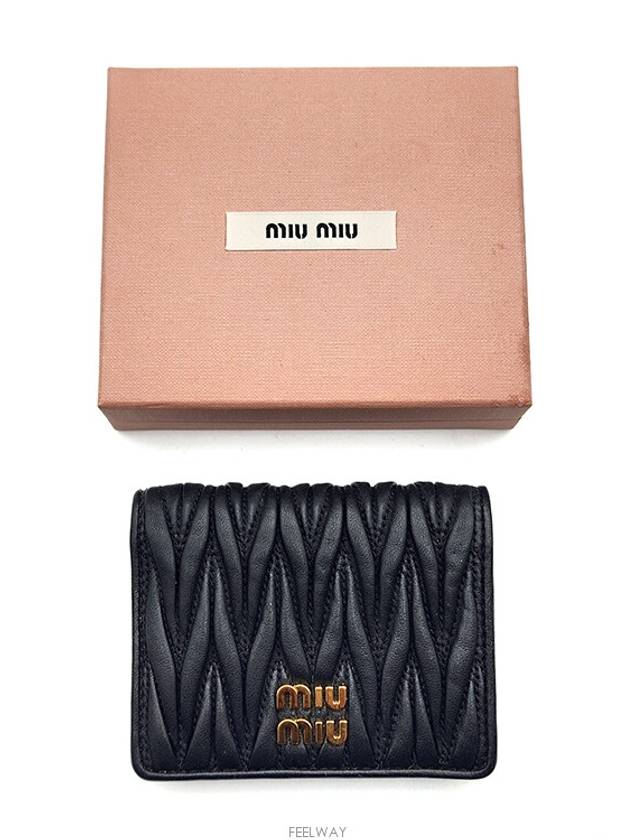 Matrace logo bi fold wallet 5MV204 - MIU MIU - BALAAN 8