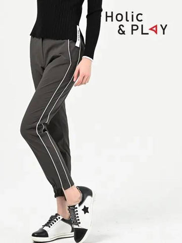 spandex jogger golf pants-HB3WPT002KK - HOLIC&PLAY - BALAAN 1