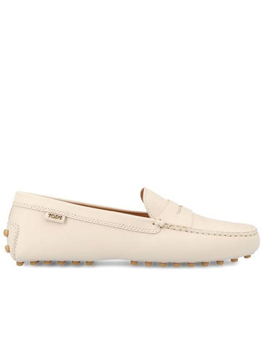 Gommino Driving Shoes Off White - TOD'S - BALAAN 1