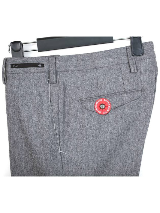 West Point Wool Pants Gray Super Slim Fit - PT01 - BALAAN 2