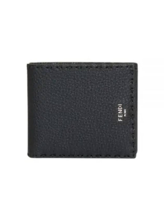 Selleria Leather Half Wallet Black - FENDI - BALAAN 2