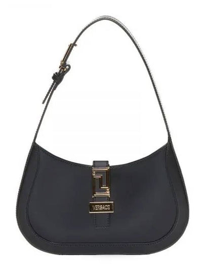 Greca Goddess Small Hobo Shoulder Bag Black - VERSACE - BALAAN 2