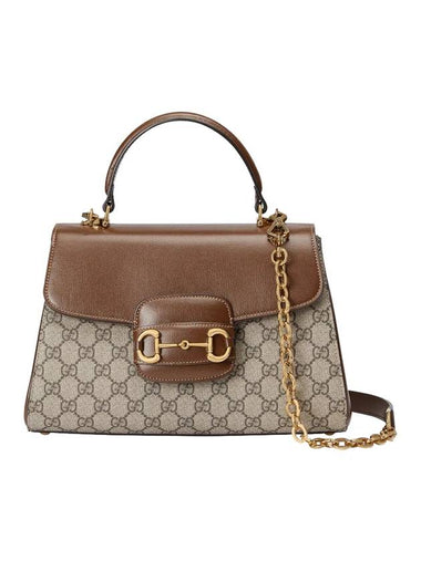 Women's Horsebit 1955 Medium Tote Bag Beige - GUCCI - BALAAN 1