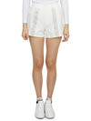 Women's Triple Rain Jersey Shorts White - HORN GARMENT - BALAAN 2