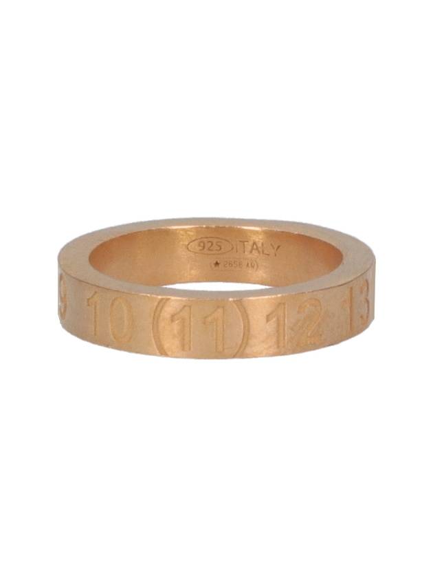 Numerical Engraved Logo Ring Gold - MAISON MARGIELA - BALAAN 2